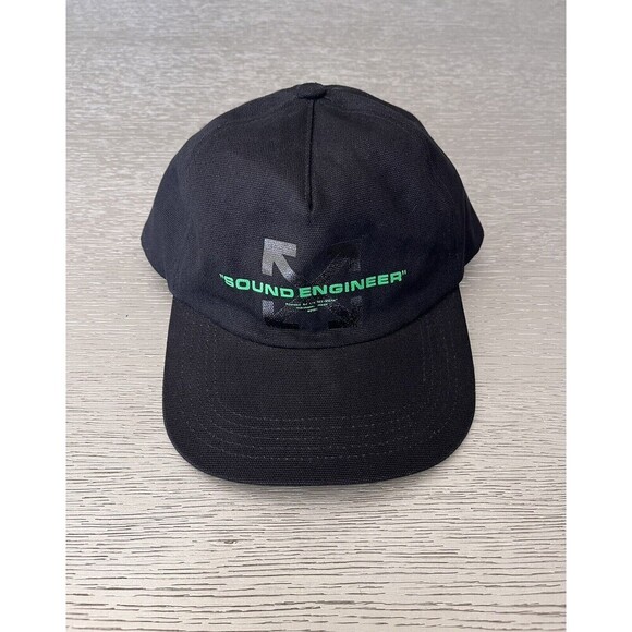 Off-White Virgil Abloh Sound Engineer Pioneer DJ Baseball Cap Black RARE - Picture 3 of 7